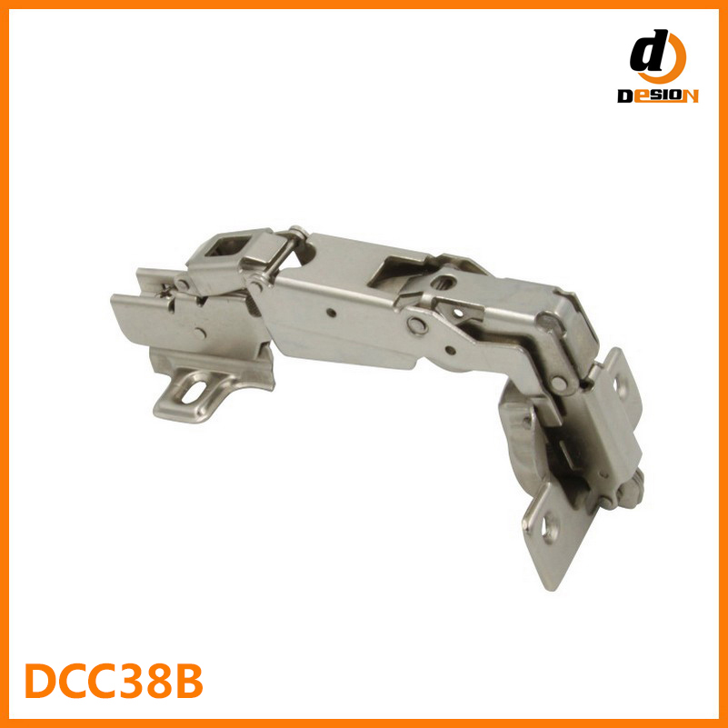 Half overlay large open angle hinge DCC38B