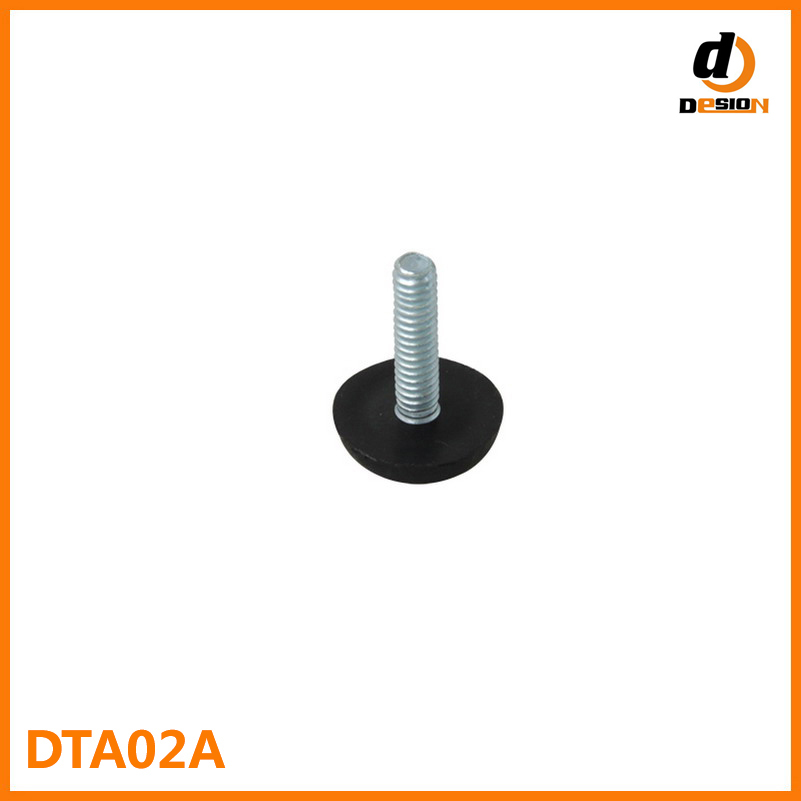23mm Daimeter Adjusting Feet in Black Color with M4 Thread DTA02A