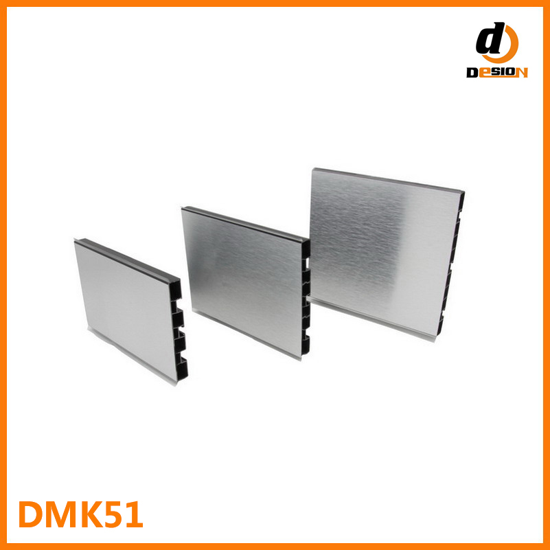 10cm Aluminum Surface Kitchen Cabinet Kickplate in Type 2 DMK51A