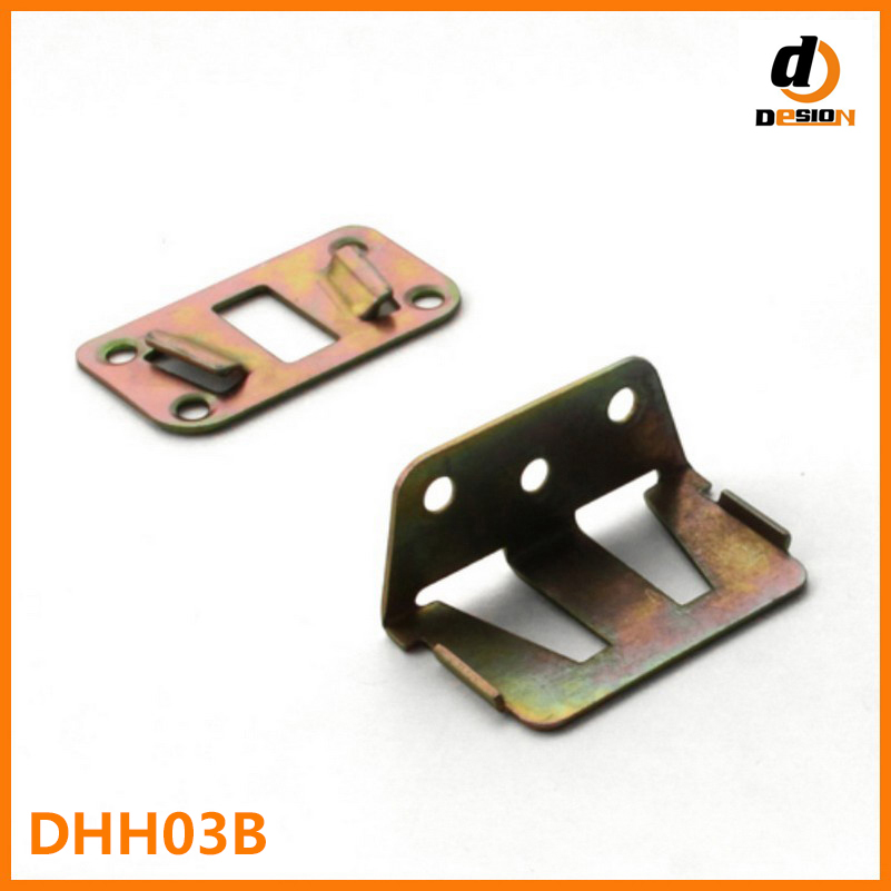 70X38mm Two Parts Bed Conecting Bracket(DHH03B)