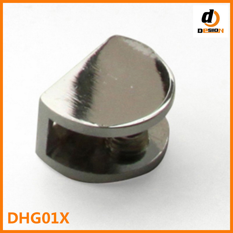 Zinc Alloy Semicircle Glass Shelf Support (DHG01X)