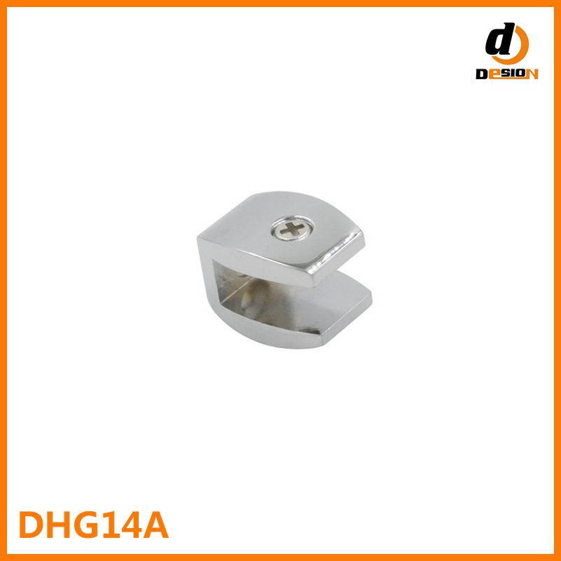 Fat Glass Shelf Support in Chrome Finish DHG14A