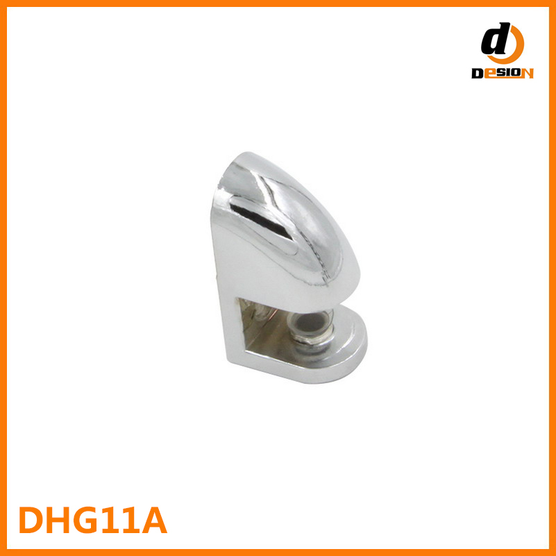 33 X 21mm Zinc Alloy Chrome Finish Glass Shelf Support DHG11A