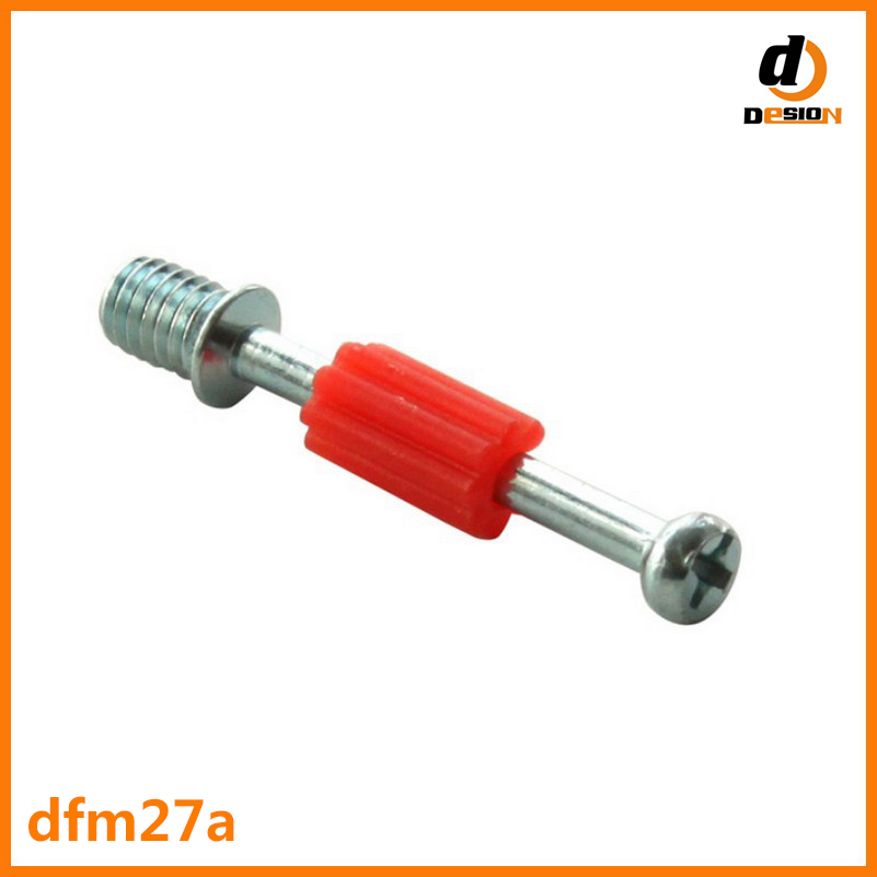 Steel Minifix Bolt Include Read Plastic Tube(DFM27A)