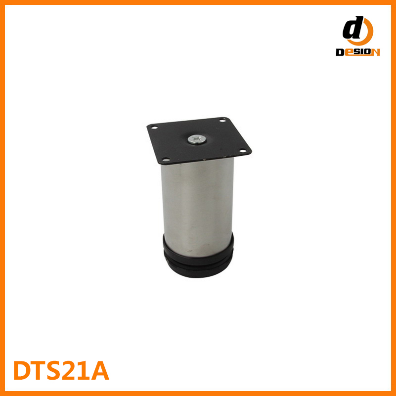 Round Sofa Leg with Black Adjusting Glides  DTS21A