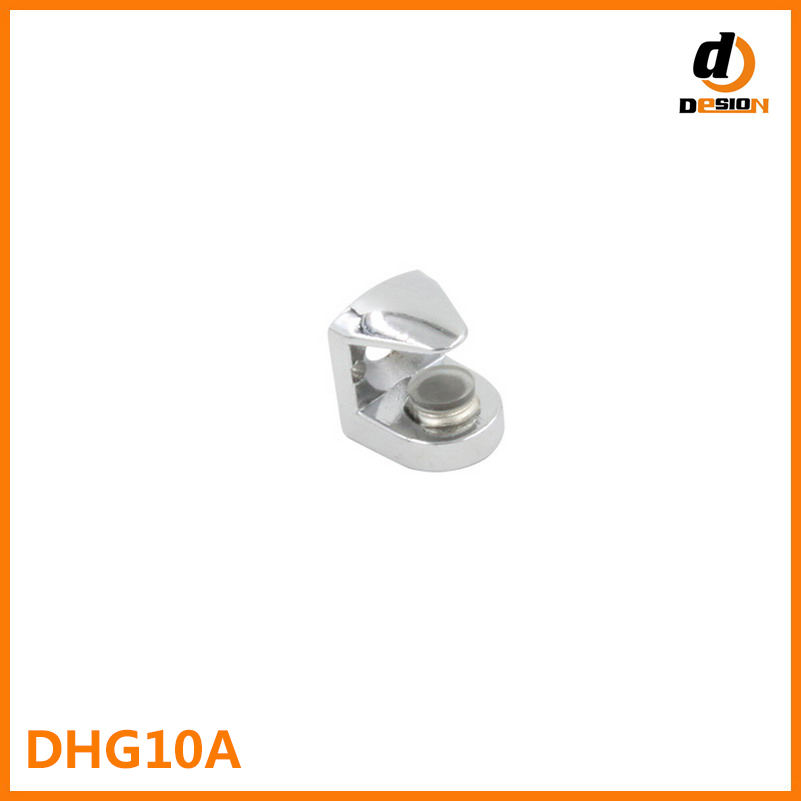 8-10mm Zinc Alloy Chrome Finish Glass Shelf Support DHG10A