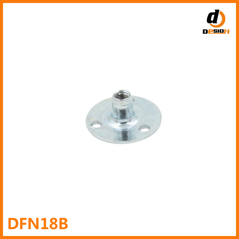 27mm Round Base T Nut in Zinc Plating DFN18B