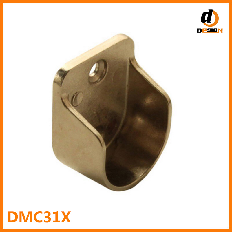 25mm Diameter Zinc Alloy Wardrobe Tube Holder DMC31X