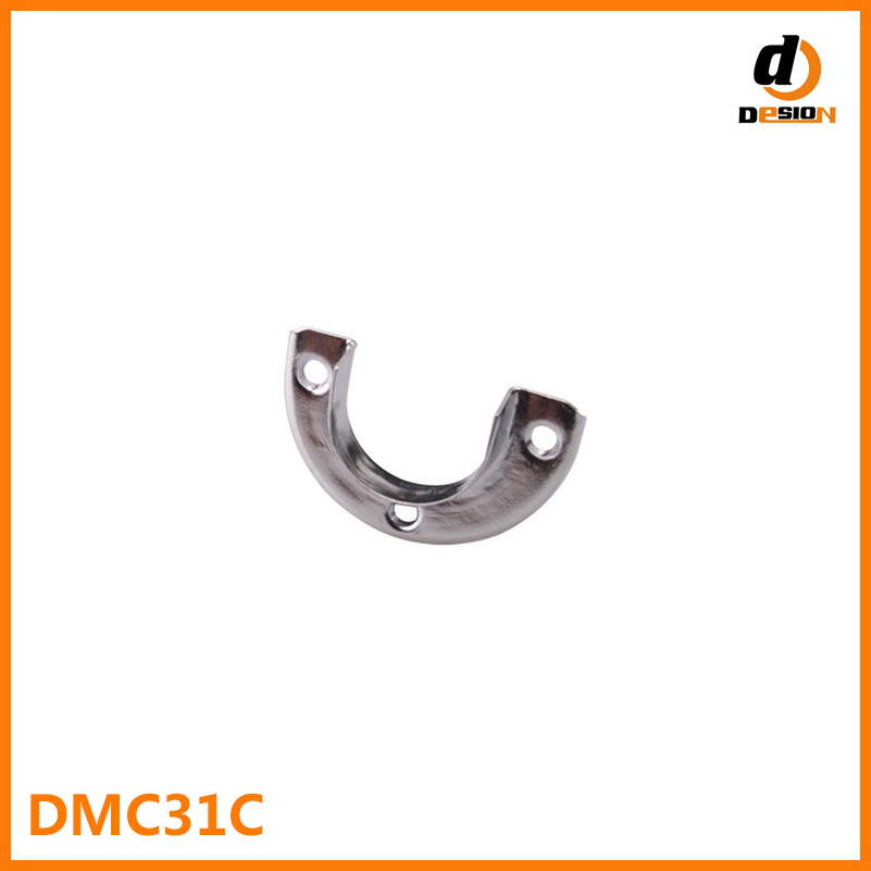 Steel U type wardrobe rail holder (DMC31C)